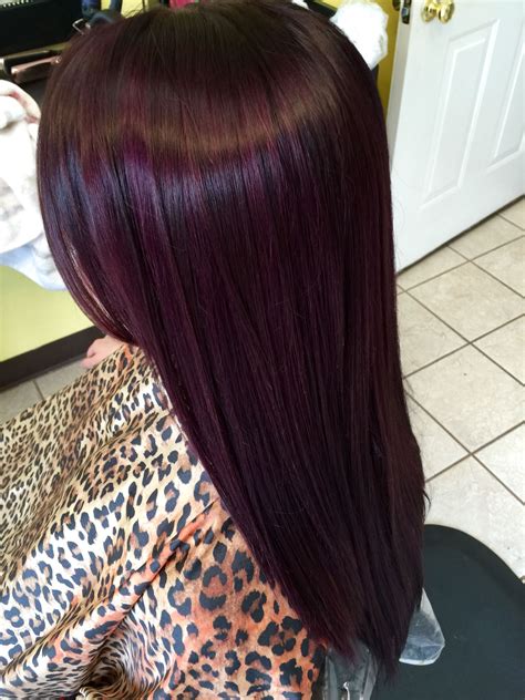 dark blackberry hair color|blackberry burgundy black hair color.